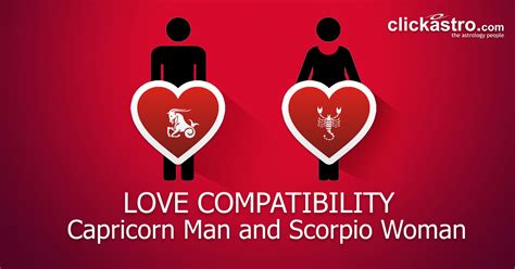 scorpio dating a capricorn woman